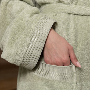 Accappatoio Alma in cotone low twist