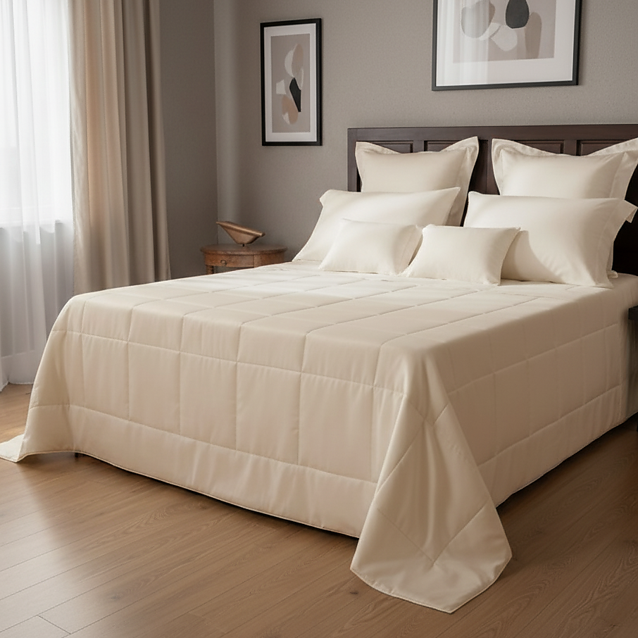 Trapuntino Elegance in raso di cotone