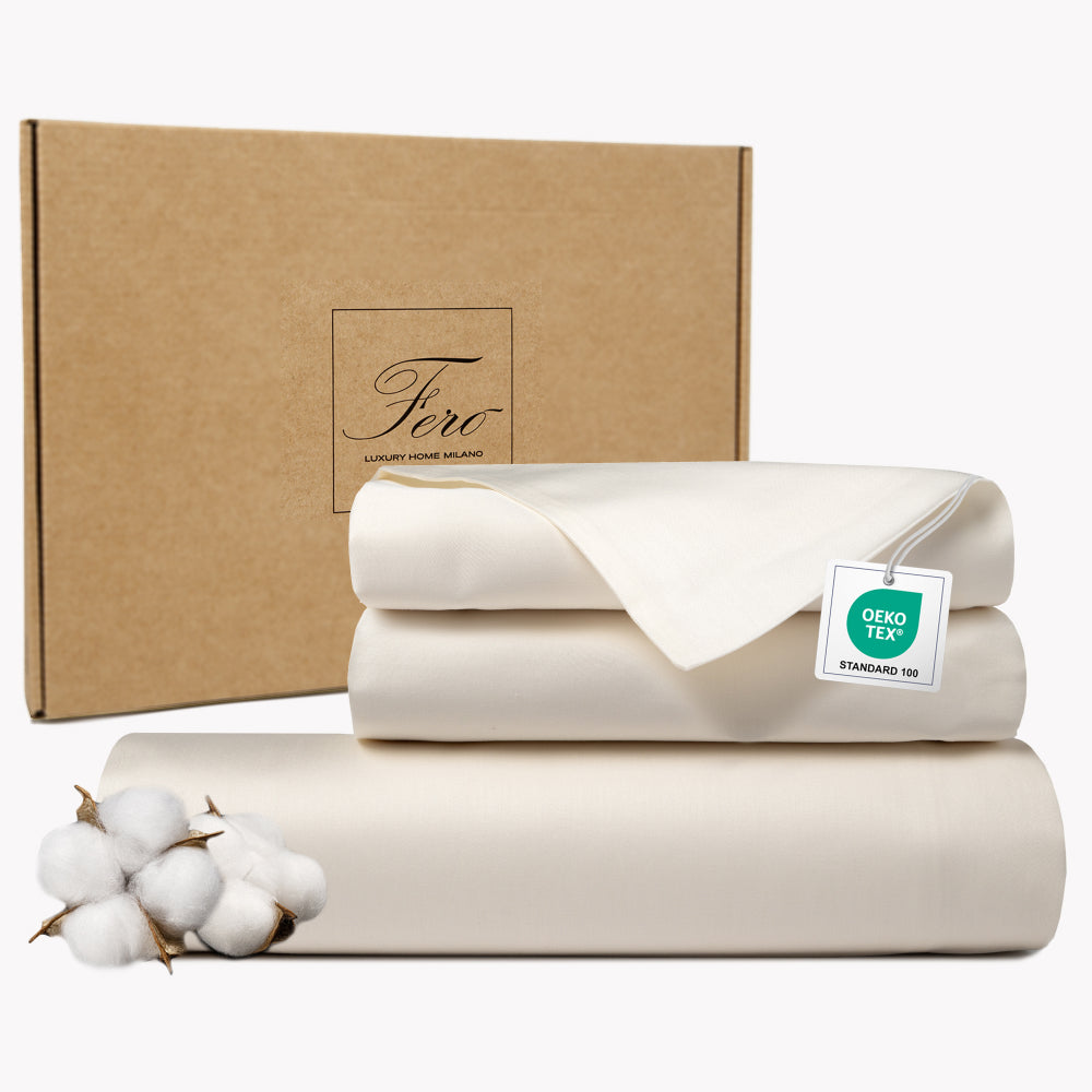 Parure Copripiumino Essentials in Cotone Mako Satin