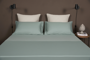 Completo Letto Matrimoniale Elba in raso di cotone