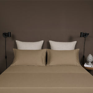 Completo Letto Matrimoniale Elba in raso di cotone