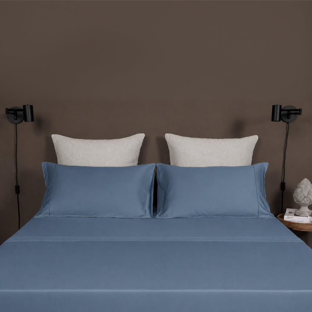 Completo Letto Matrimoniale Elba in raso di cotone