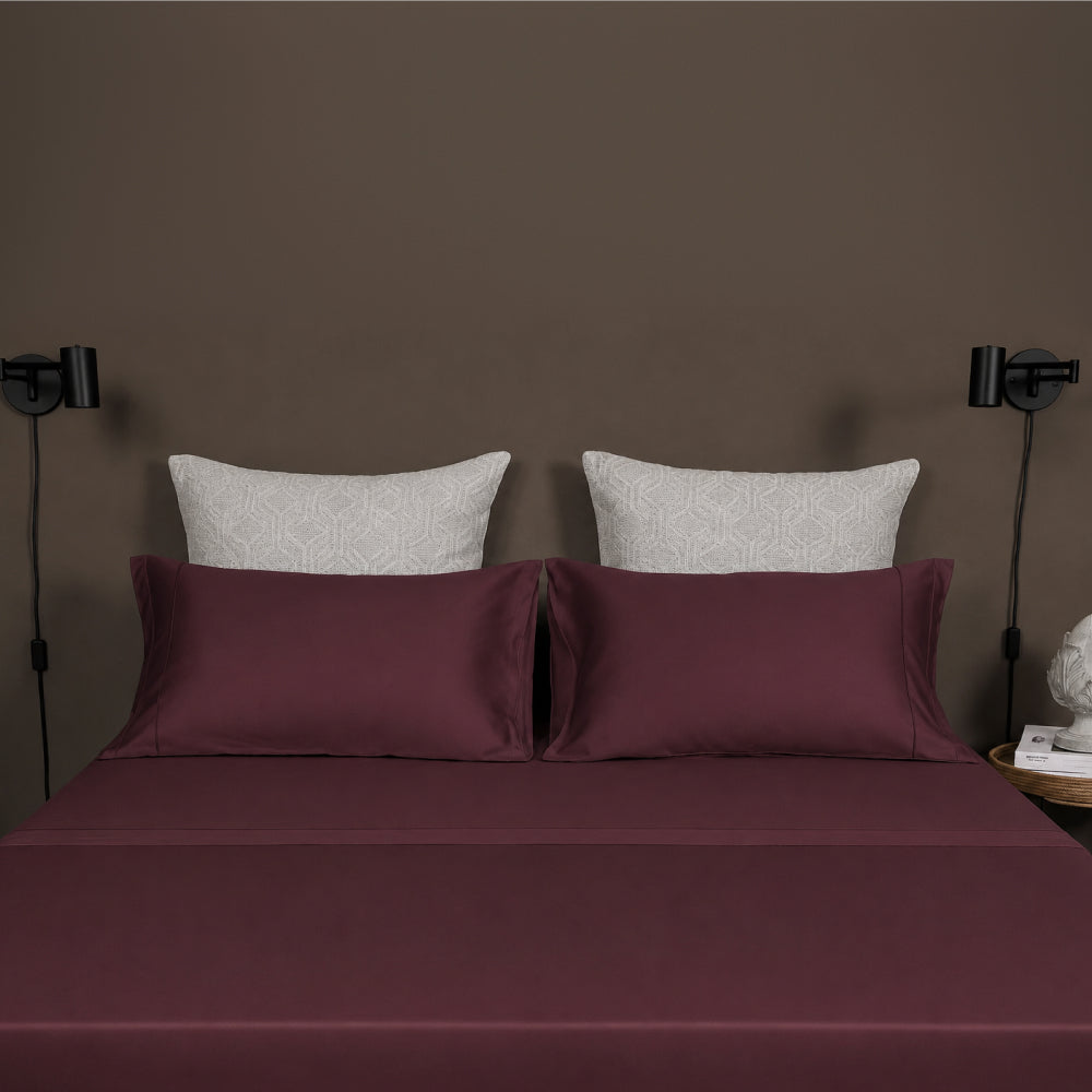 Completo Letto Matrimoniale Elba in raso di cotone