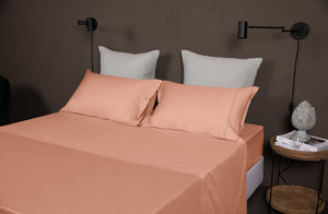 Completo Letto Matrimoniale Elba in raso di cotone