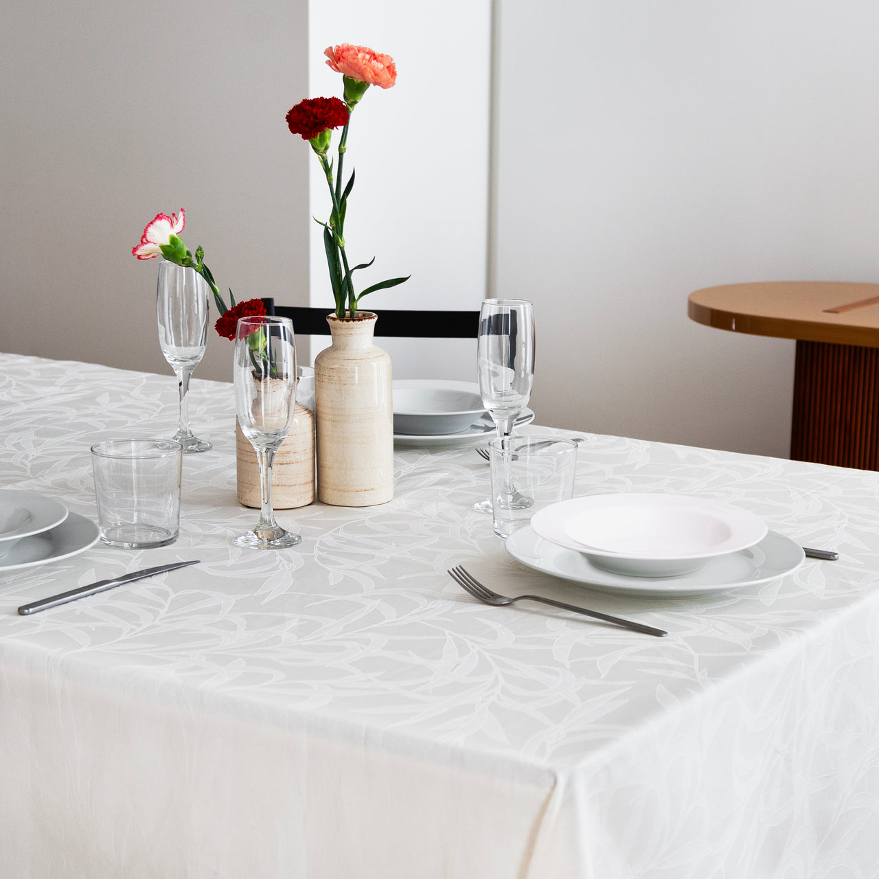 Tovaglia Essentials in cotone jacquard