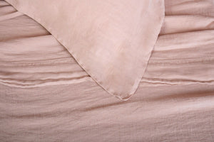Completo Letto matrimoniale Lino Elegance in raso di lino