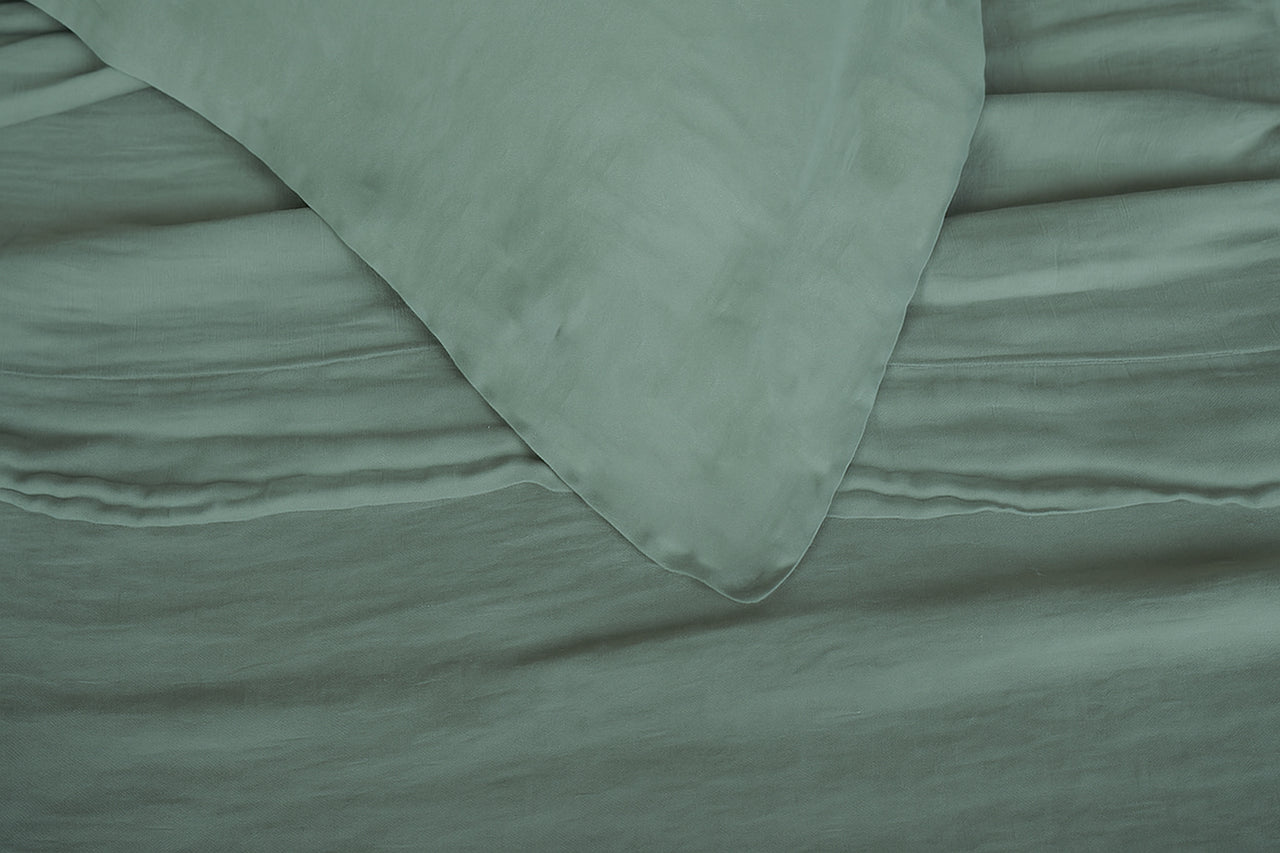 Completo Letto matrimoniale Lino Elegance in raso di lino
