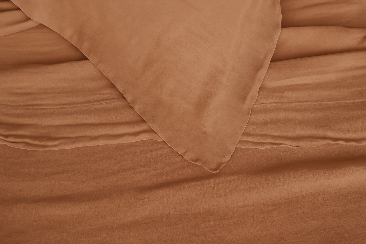 Completo Letto matrimoniale Lino Elegance in raso di lino