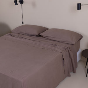 Completo Letto Matrimoniale Madeira in percalle di cotone