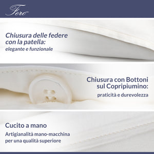 Parure Copripiumino Essentials in Cotone Mako Satin