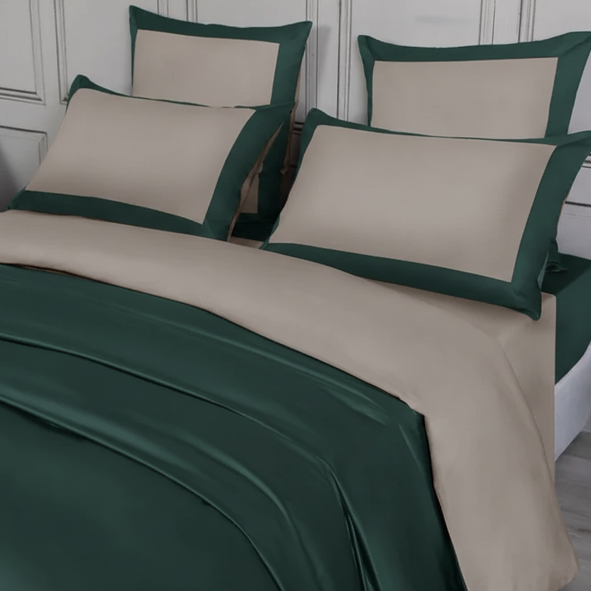 Parure copripiumino Apollo in raso di cotone