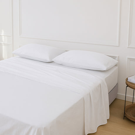 Completo Letto Matrimoniale Aura in cotone percalle