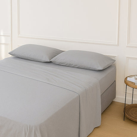 Completo Letto Matrimoniale Aura in cotone percalle