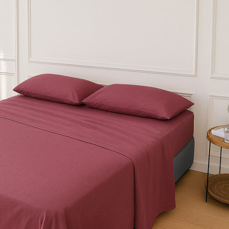 Completo Letto Matrimoniale Aura in cotone percalle