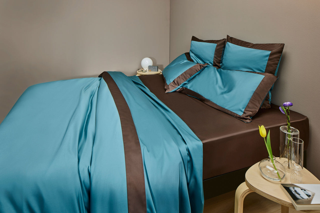 Completo letto Apollo in raso di cotone 300 TC