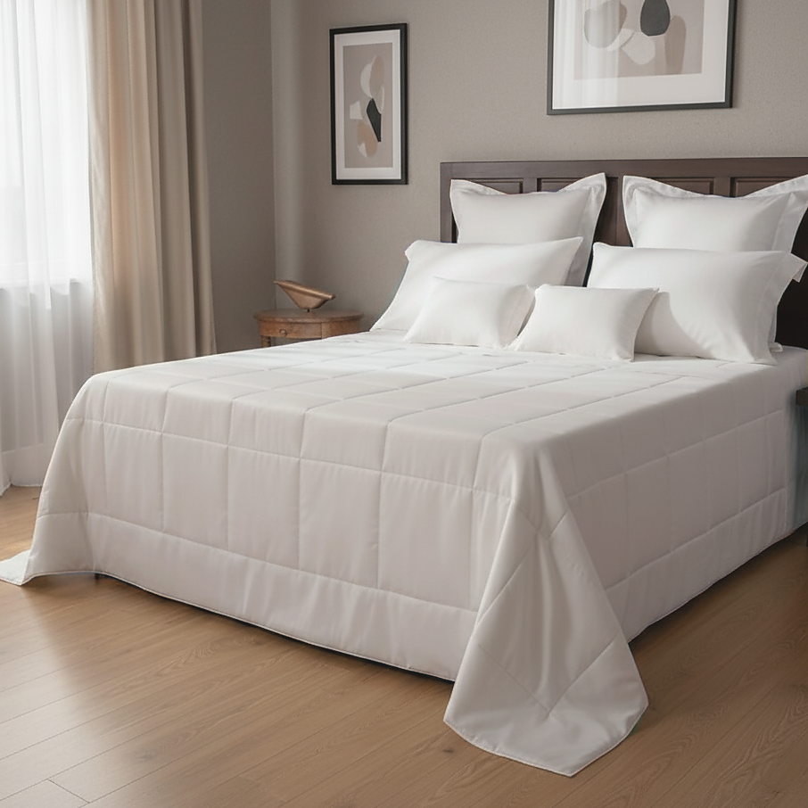 Trapuntino Elegance in raso di cotone