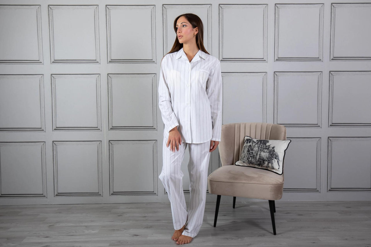 Pigiama Prestige da donna in popeline