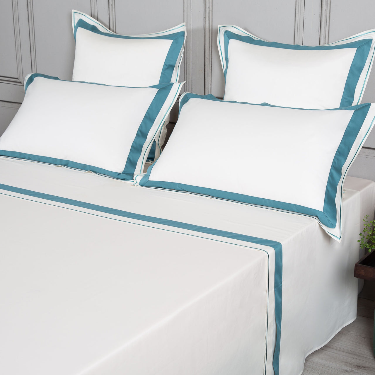 Completo letto Ermes in raso di cotone