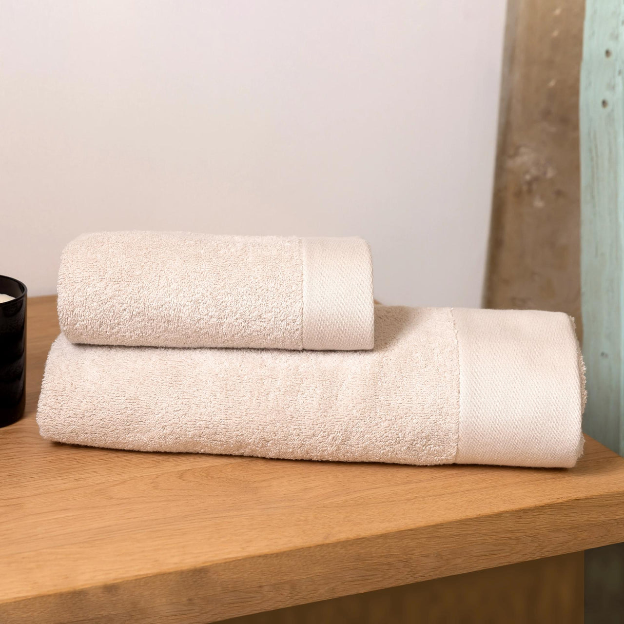 Coppia di asciugamani viso e ospite Cotton Soft