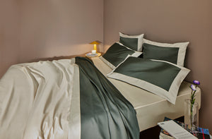 Completo letto Apollo in raso di cotone 300 TC