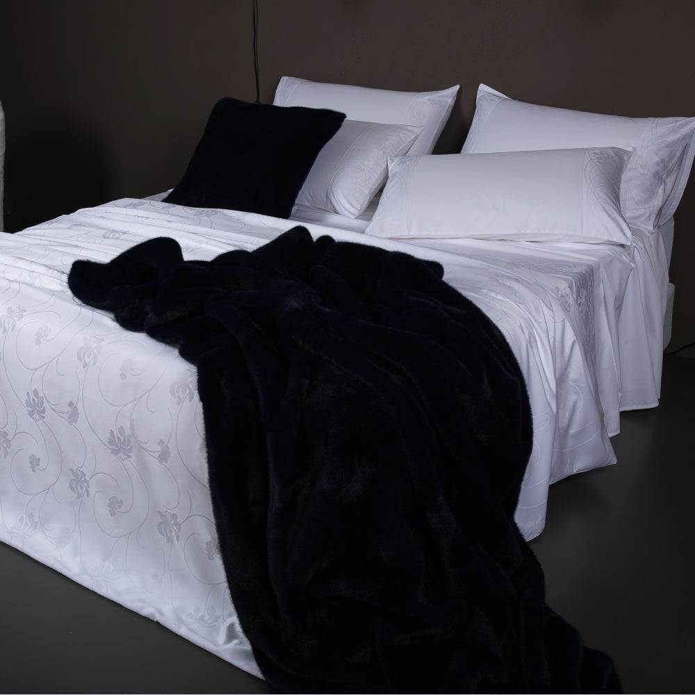 Plaid matrimoniale in pelliccia sintetica Nives