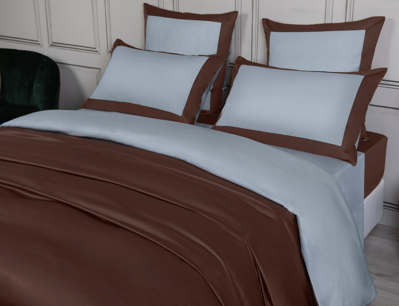 Federa per cuscino Apollo in raso di cotone